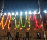 صور| الحسين يتزين بالأضواء استعدادا للاحتفال بمولده