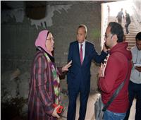 الهجان يتفقد أعمال تطوير 3 أنفاق للمشاة بحي غرب شبرا الخيمة 