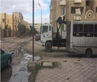 الانتهاء من تطهير شبكات الصرف الصحي بمدينة المستقبل في الإسماعيلية