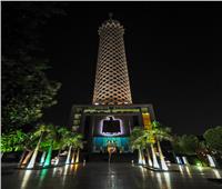 برج القاهرة يطلق الألعاب النارية ويتزين بـ«الليزر» احتفالا بالعام الجديد