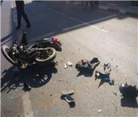 إصابة شخصين أثر انقلاب دراجة بخارية بطريق الدلنجات إيتاي البارود بالبحيرة 