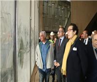 صور.. تفاصيل زيارة فاروق حسني للمتحف المصري الكبير