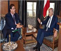 رئيس مجلس النواب اللبناني يستقبل السفير الفرنسي لبحث الأوضاع الراهنة