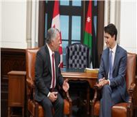 العاهل الأردني يبحث العلاقات الثنائية مع رئيس الوزراء الكندي 