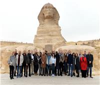 «المشاط» ووفد البنك الدولي بجولة في الأهرامات والمتحف المصري الكبير