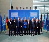 الرئيس السيسي وقادة الدول يلتقطون صورة تذكارية في مؤتمر برلين