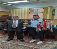 طالب بجامعة حلوان يفوز بذهبية بطولة الجمهورية لألعاب القوي الحركية