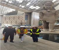 حفيدة نيلسون مانديلا تزور المتحف المصري الكبير