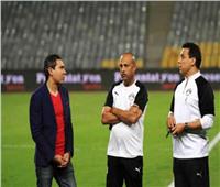 جهاز المنتخب الوطني يحضر مباراة المصري والجونة بالسويس