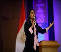 ماريان عازر تلقي محاضرة عن المرأة المصرية في افتتاح مؤتمر نموذج الأمم المتحدة