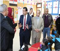 نائب محافظ قنا يتفقد المدرسة المصرية اليابانية