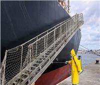 إجراءات وقائية واحترازية مشددة بميناء دمياط