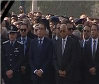 جنازة مبارك| رئيس الوزراء يصل مسجد المشير