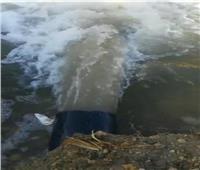 مياه الفيوم: بدء أعمال غسيل خط قصرالباسل دانيال بمركز أطسا