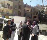 نائب محافظ القاهرة تتفقد المشروعات التنموية بحي المعصرة
