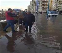 منخفض التنين| سيول استمرت 8 ساعات.. شوارع الإسكندرية تتحول لبحيرات