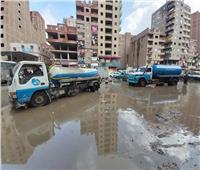 أم بيومي بشبرا الخيمة بدون رئيس حي.. والأهالي: المياه أغرقت الشوارع
