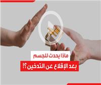 فيديوجراف| تجنبًا لكورونا.. ماذا يحدث للجسم بعد الإقلاع عن التدخين؟