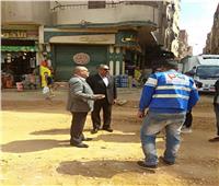 نائب محافظ القاهرة يتابع أعمال رصف مدخل «عزبة الهجانة»