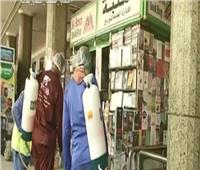 بالفيديو | تعقيم سكك حديد مصر للوقاية من انتشار فيروس كورونا