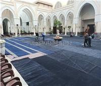 صور| المسجد الجامع يفتح ساحاته لاستقبال المصلين 