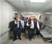 نائب محافظ المنيا يتابع التجهيزات الجديدة لافتتاح مستشفى ملوي