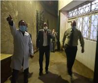 زيارة وكيل وزارة الصحة بالقليوبية لمستشفى بهتيم المركزي لمتابعة مكافحة كورونا