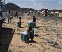 مركز الملك سلمان للإغاثة يوزع سلال غذائية على محافظات اليمن