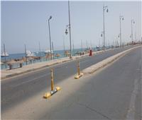 صور| شوارع وشواطئ الغردقة خالية في شم النسيم