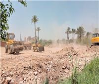 «الري» تزيل تعديات برلماني بالجيزة على النيل