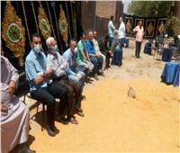 صور| المئات يودعون الشيخ الطبلاوي في مقابر الأسرة بالصلاة والقرآن‎