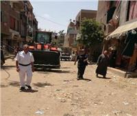 فض سوق الجمعة في أبو الغيط لمنع انتشار كورونا