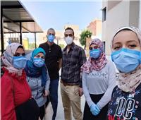 خروج الفريق الرابع من مستشفى قها للحجر الصحي بالقليوبية