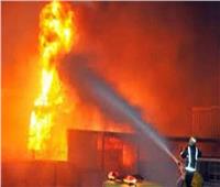 انتداب المعمل الجنائي في حريق مركز تجاري بالشيخ زايد