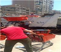 حملة مكبرة لإزالة الاشغالات فى حي الهرم
