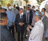 محافظ المنيا يتابع مستوى الخدمات الصحية بالمستشفيات المركزية والحميات