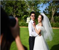 بالصور| الصين تُكرم محاربي كورونا بحفل زفاف جماعي