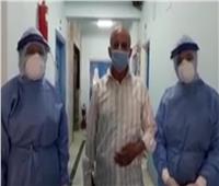 فيديو| خروج متعافٍ من كورونا بمستشفى «الدعاة»