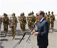 الملف الليبي وسد النهضة.. رسائل الرئيس السيسي من المنطقة الغربية العسكرية