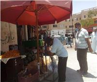جهاز مدينة الشيخ زايد يشن حملتين لإزالة الإشغالات والتعديات بالمدينة