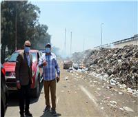 محافظ القليوبية يتفقد مقلب القمامة الوسيط بمدينة بنها 