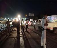 صور| إصابة 3 أشخاص في انقلاب سيارة أخشاب بطريق الإسكندرية الصحراوي