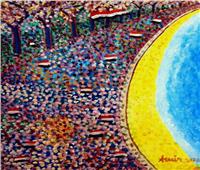 «30 يونيو».. لوحة فنية جديدة احتفالا بذكرى الثورة