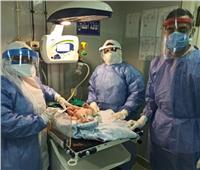 مستشفى المنيرة العام تجري 3 «ولادات قيصرية» لمصابات بـ«كورونا» خلال ٢٤ ساعة 