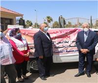 الهلال الأحمر يدعم مؤسسات العزل الطبي بجنوب سيناء