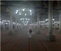 انطلاق أعمال التعقيم بمسجد الحسين تمهيدًا لإعادة فتحه