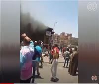 أخبار اليوم| هلع وفزع بين بائعي سوق توشكى بسبب الحريق الضخم.. فيديو