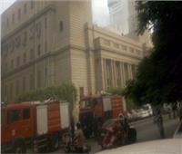 الدفع بـ 3 عربات إطفاء للسيطرة على حريق دار الكتب والوثائق القومية