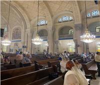 صور| أول قداس بكاتدرائية الإسكندرية بعد توقف ٤ اشهر 