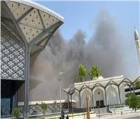 نشوب حريق بمحطة قطار الحرمين في جدة